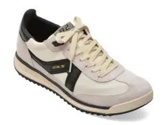 Pantofi sport SKECHERS alb-negru, SKX 92, din material textil imagine