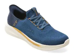 Pantofi sport SKECHERS albastri, 210810, din material textil imagine