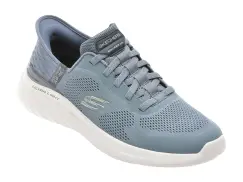 Pantofi sport SKECHERS albastri, 232459, din material textil imagine