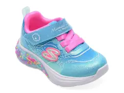 Pantofi sport SKECHERS albastri, 303061N, din material textil imagine