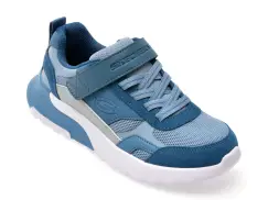Pantofi sport SKECHERS albastri, 405676L, din material textil imagine