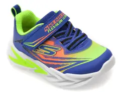 Pantofi sport SKECHERS albastri, FLEX-GLOW ULTRA, din material textil imagine