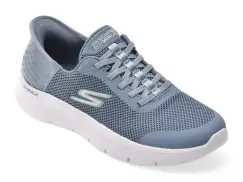 Pantofi sport SKECHERS albastri, GO WALK FLEX, din material textil imagine
