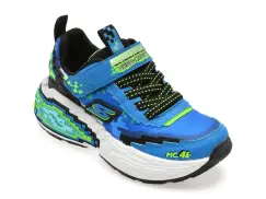 Pantofi sport SKECHERS albastri, MEGA-CRAFT 4K, din material textil imagine