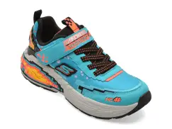 Pantofi sport SKECHERS albastri, MEGA-CRAFT 4K, din material textil imagine