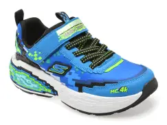 Pantofi sport SKECHERS albastri, MEGA-CRAFT 4K, din material textil imagine