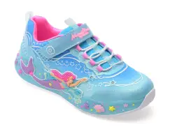 Pantofi sport SKECHERS albastri, MERMAID DREAMS, din material textil imagine
