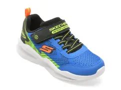 Pantofi sport SKECHERS albastri, METEOR-LIGHTS 2.0 , din material textil imagine