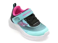 Pantofi sport SKECHERS albastri, MICROSPEC ADVANCE, din material textil imagine
