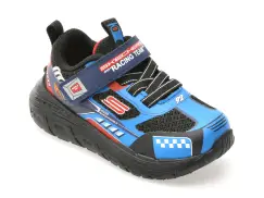 Pantofi sport SKECHERS albastri, SKECH TRACKS, din material textil imagine