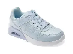 Pantofi sport SKECHERS albastri, UNO LITE 2.0, din piele ecologica imagine