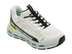 Pantofi sport SKECHERS albi, 303654L, din material textil imagine