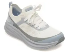 Pantofi sport SKECHERS albi, BOBS SKILLZ, din material textil imagine