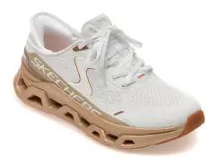 Pantofi sport SKECHERS albi, GLIDE-STEP ALTUS, din material textil imagine