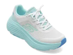 Pantofi sport SKECHERS albi, MAX CUSHIONING ENDEAVOUR, din material textil imagine