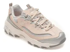 Pantofi sport SKECHERS bej, 150246, din piele ecologica imagine