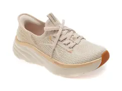 Pantofi sport SKECHERS bej, 150584, din material textil imagine