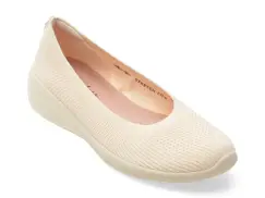 Pantofi sport SKECHERS bej, 158987, din material textil imagine