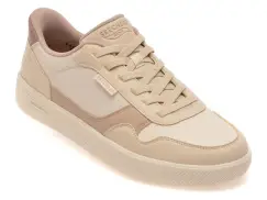 Pantofi sport SKECHERS bej, ARCH FIT COURT BREAK, din material textil imagine