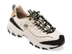 Pantofi sport SKECHERS bej, D LITES, din piele ecologica imagine