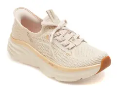 Pantofi sport SKECHERS bej, D LUX VAPOR, din material textil imagine