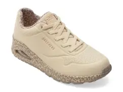 Pantofi sport SKECHERS bej, UNO, din piele ecologica imagine