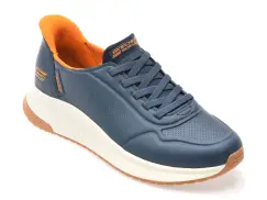 Pantofi sport SKECHERS bleumarin, BOBS SQUAD 4, din piele ecologica imagine