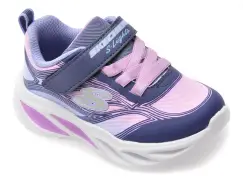 Pantofi sport SKECHERS bleumarin, COSMIC GLOW, din material textil imagine