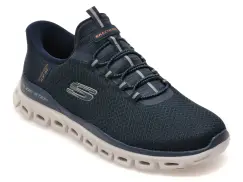 Pantofi sport SKECHERS bleumarin, GLIDE-STEP, din material textil imagine