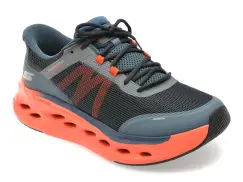 Pantofi sport SKECHERS bleumarin, MAX CUSHIONING GLIDE-STEP, din material textil imagine