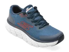 Pantofi sport SKECHERS bleumarin, MAX FLEX, din material textil imagine