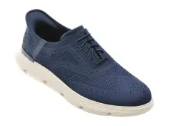 Pantofi sport SKECHERS bleumarin, PLACER, din material textil imagine