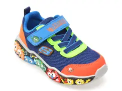 Pantofi sport SKECHERS bleumarin, PLAY SCENE, din material textil imagine