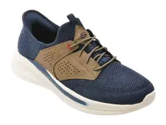 Pantofi sport SKECHERS bleumarin, SLADE, din material textil imagine