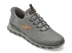 Pantofi sport SKECHERS gri, 233010, din material textil imagine