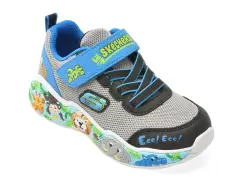 Pantofi sport SKECHERS gri, 407312N, din material textil imagine