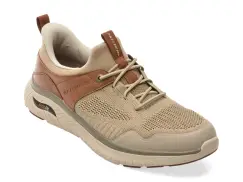 Pantofi sport SKECHERS gri, ARCH FIT CROSSER, din material textil imagine