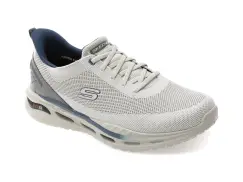 Pantofi sport SKECHERS gri, ARCH FIT ORVAN, din material textil imagine