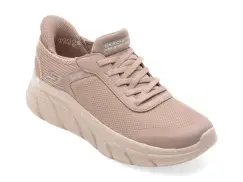 Pantofi sport SKECHERS gri, BOBS B FLEX HI, din material textil imagine