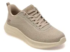 Pantofi sport SKECHERS gri, BOBS MODA FLEX, din material textil imagine