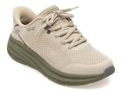 Pantofi sport SKECHERS gri, BOBS SKILLZ, din material textil imagine