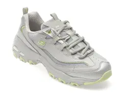 Pantofi sport SKECHERS gri, D LITES, din material textil imagine