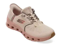 Pantofi sport SKECHERS gri, GLIDE-STEP PRO, din material textil imagine
