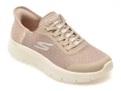 Pantofi sport SKECHERS gri, GO WALK FLEX, din material textil imagine