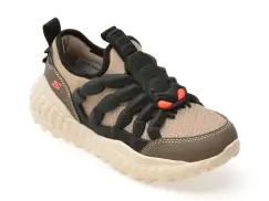 Pantofi sport SKECHERS gri, MONSTER, din material textil imagine