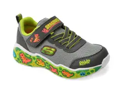 Pantofi sport SKECHERS gri, PLAY SCEN, din material textil imagine