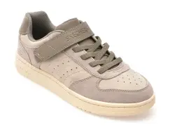 Pantofi sport SKECHERS gri, QUICK STREET, din material textil imagine