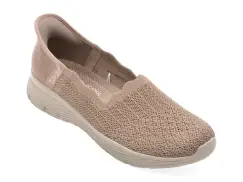 Pantofi sport SKECHERS gri, SEAGER, din material textil imagine