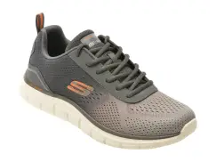 Pantofi sport SKECHERS gri, TRACK, din material textil imagine