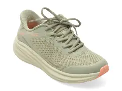 Pantofi sport SKECHERS kaki, 117756, din material textil imagine